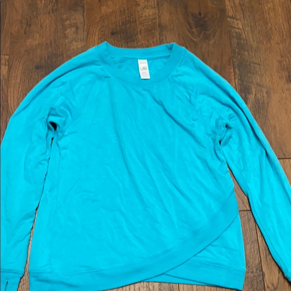 Athleta girl super soft criss cross sweatshirt